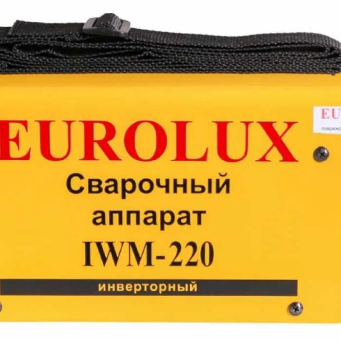 Аппарат сварочный инверторный Eurolux IWM-220 ПВ-70% 10-220А