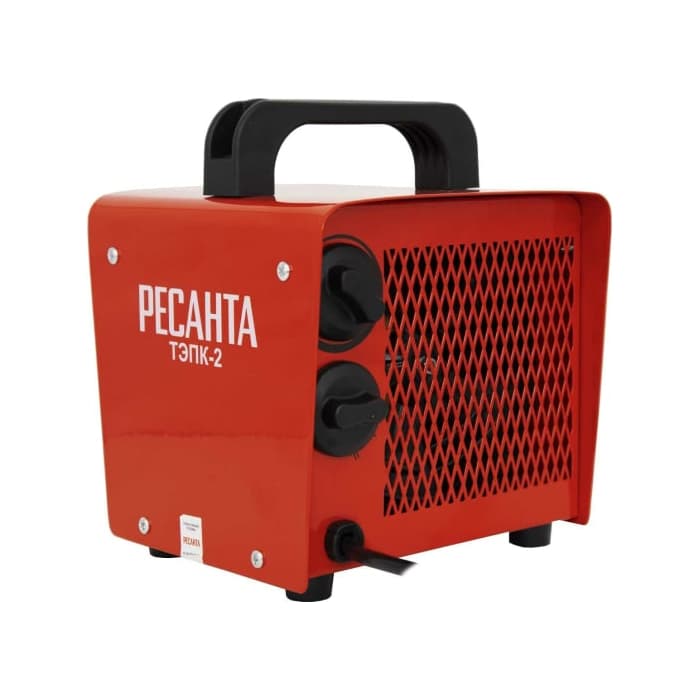 Тепловая электрическая пушка Ресанта ТЭПК-2 (керам.нагревательный элемент) квадратный корпус (67/1/40)