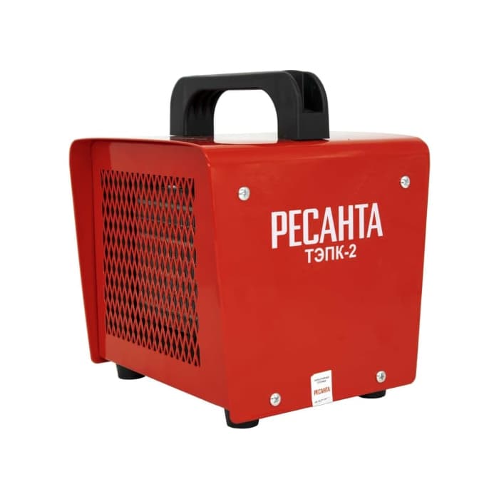 Тепловая электрическая пушка Ресанта ТЭПК-2 (керам.нагревательный элемент) квадратный корпус (67/1/40)