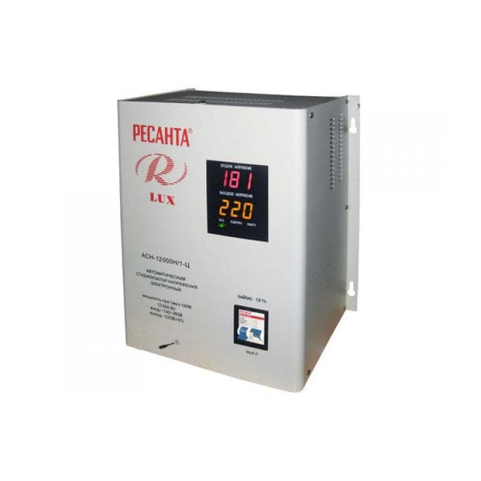 Стабилизатор напряжения Ресанта автоматический АСН-12000Н/1-Ц LUX 63/6/22