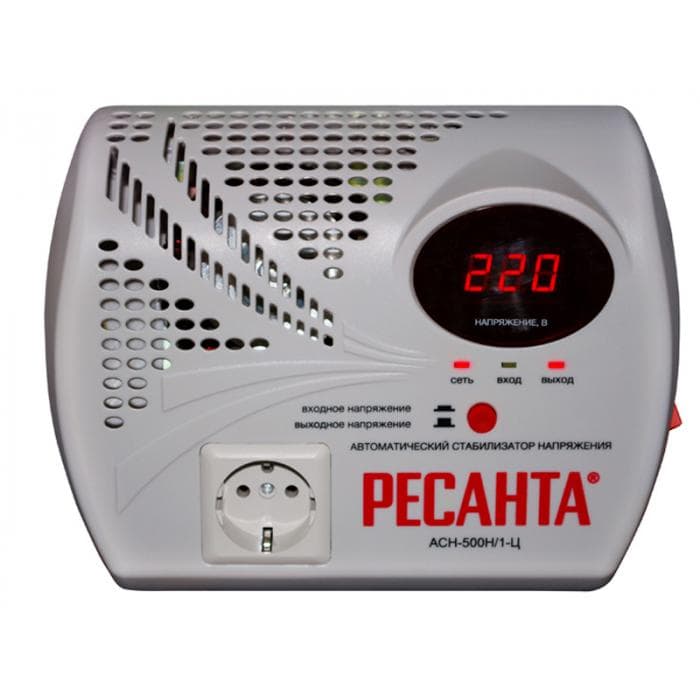 Стабилизатор Ресанта АСН-500Н1/1-Ц (АСН-500 Н/1-Ц) (63/6/9)
