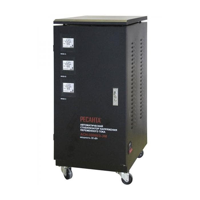 Стабилизатор напряжения Ресанта автоматический ACH-30000/3 63/4/7