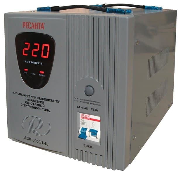 Стабилизатор Ресанта АСН-5000/1-Ц (63/6/6)