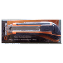 Нож с выдвижным лезвием Вихрь 18 мм, двухкомпонентный корпус, автоматический фиксатор, (73/10/10/4)