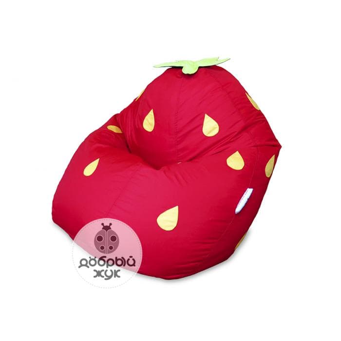 Кресло мешок "Клубника" 100 см