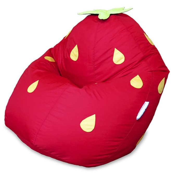 Кресло мешок "Клубника" 100 см