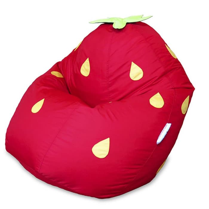 Кресло мешок "Клубника" 80 см