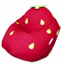 Кресло мешок "Клубника" 80 см