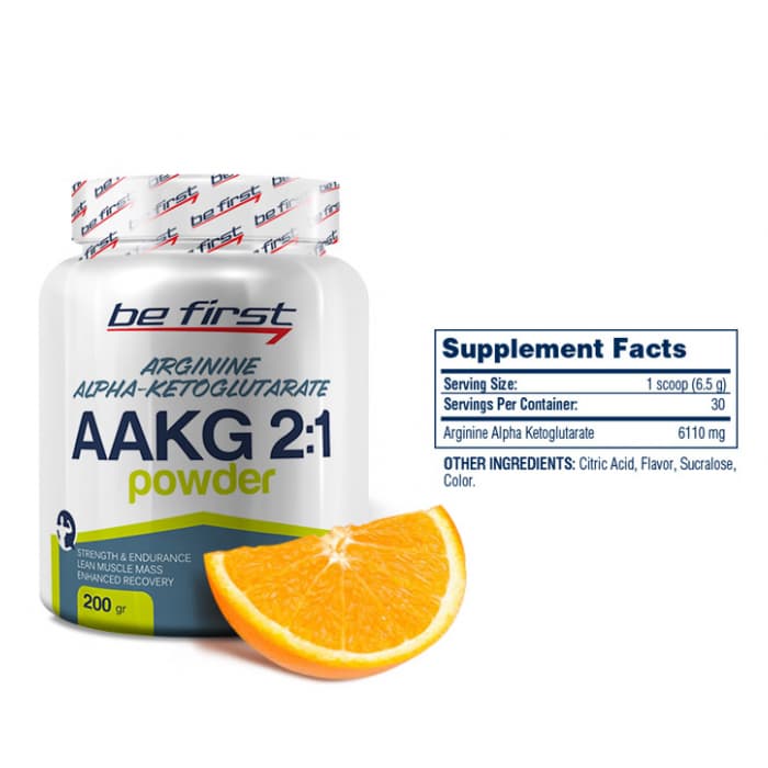 Аминокислоты Be First AAKG 2:1 Powder Arginine AKG 200 гр