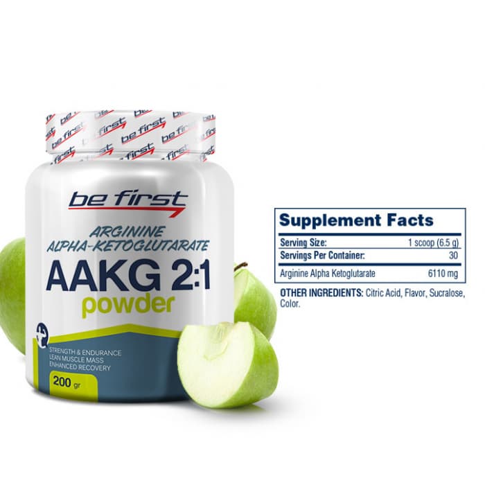 Аминокислоты Be First AAKG 2:1 Powder Arginine AKG 200 гр