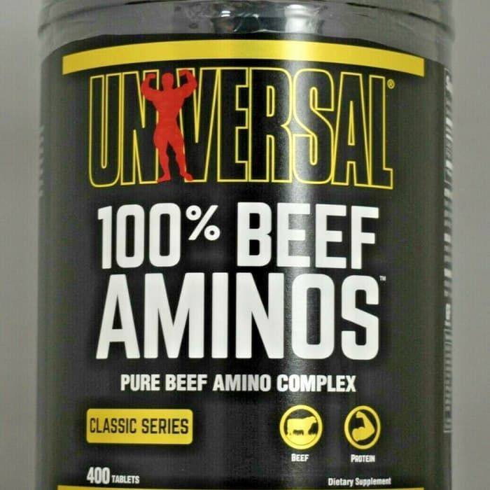 Аминокислоты Universal Nutrition 100% Beef aminos 400 таблеток
