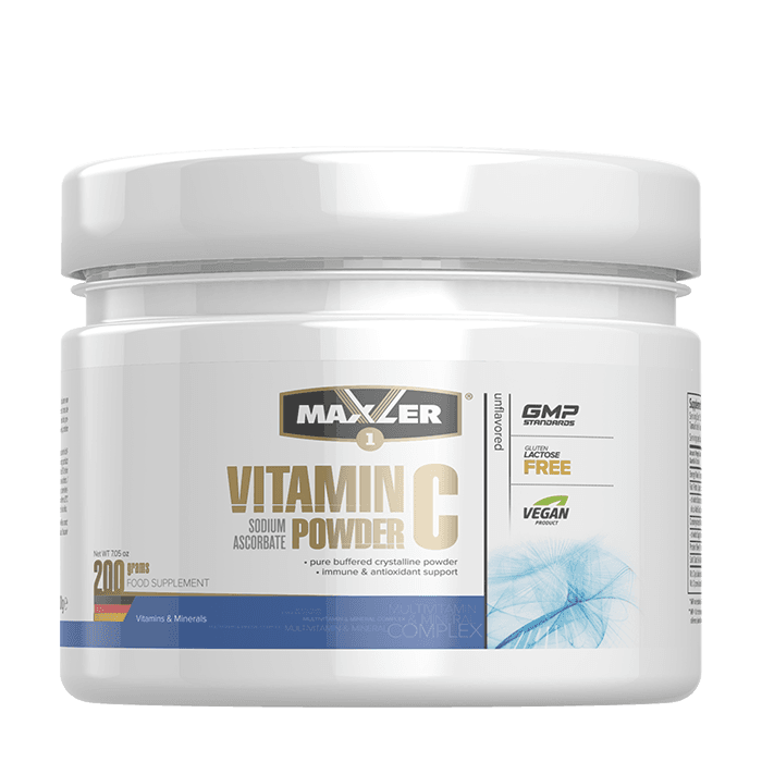 Витаминный комплекс Maxler Vitamin C Sodium Ascorbate Powder 200 гр