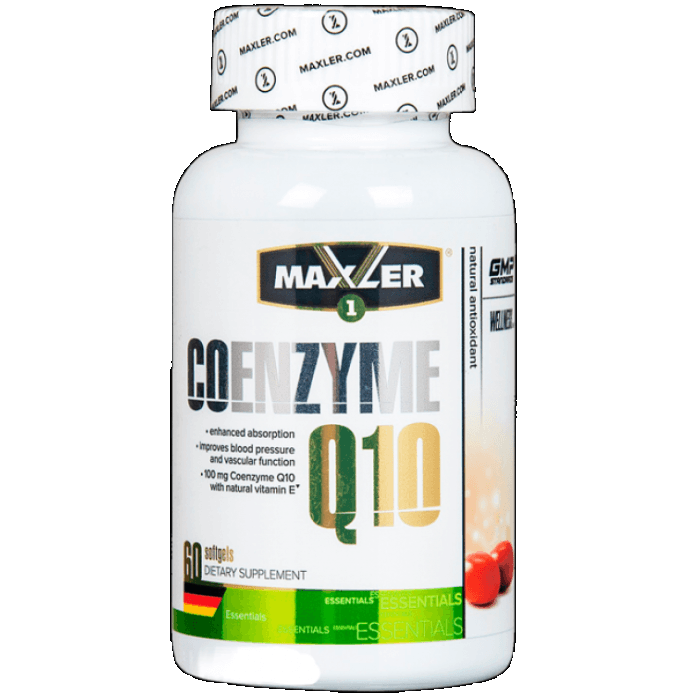 Омега кислоты Maxler Omega-3 Coenzyme Q10 60 капсул