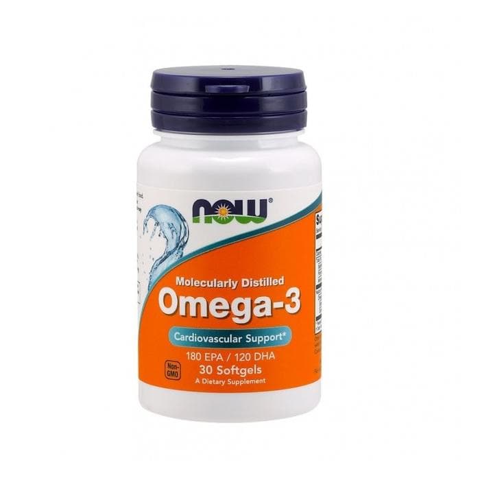 Омега кислоты Now Омега-3 30 капсул