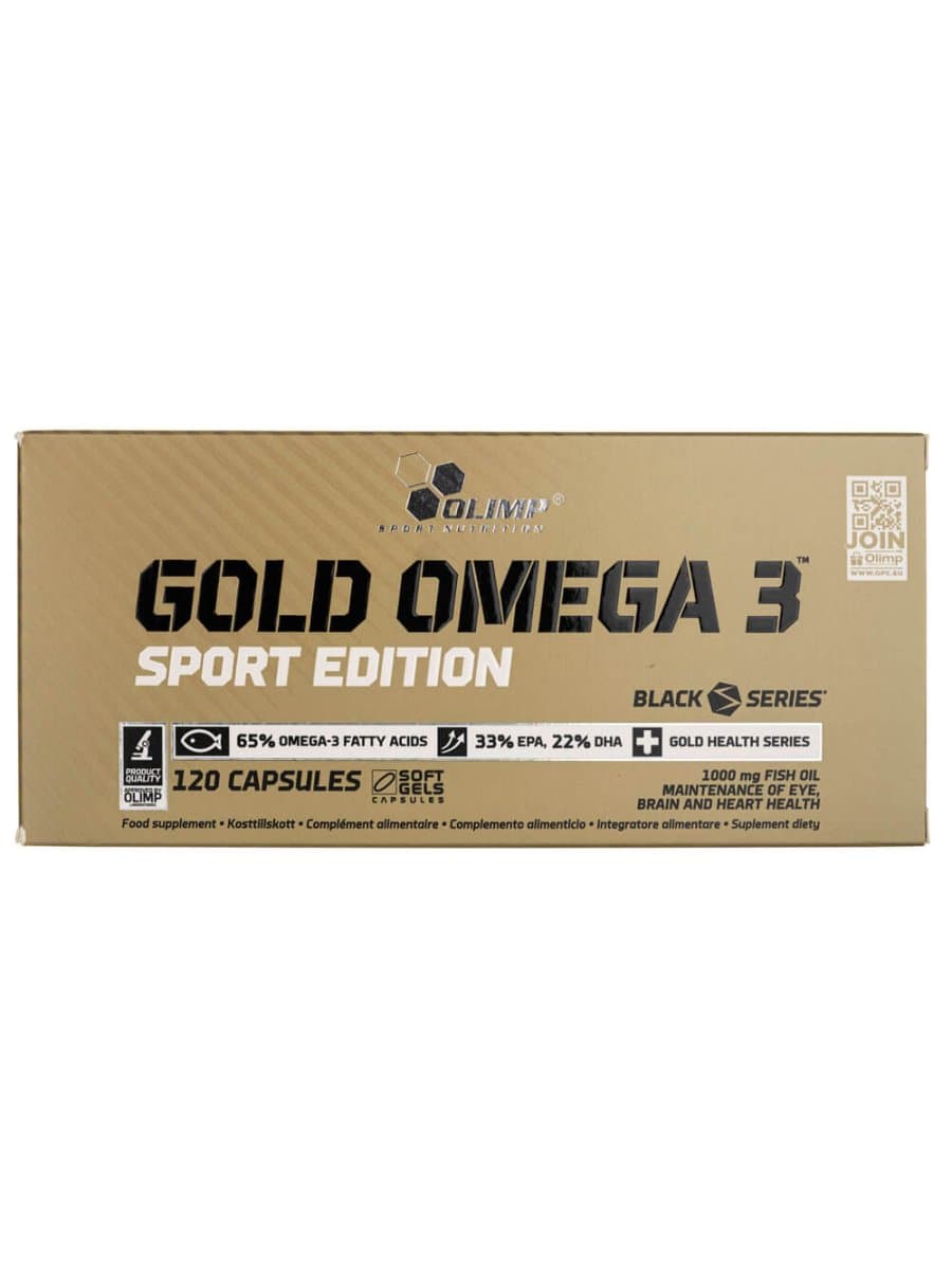 Омега кислоты Olimp Gold Omega 3 Sport Edition 120 капсул