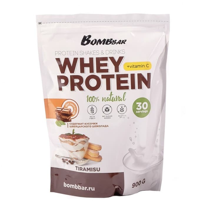 Протеин Bombbar Whey Protein 900г в ассортименте
