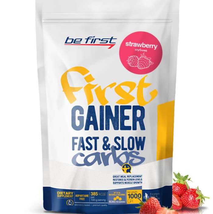 Гейнер Be First Gainer Fast &amp; Slow Carbs 1000 гр в ассортименте