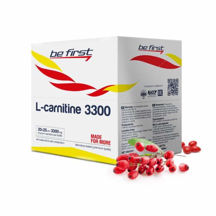 L-Карнитин Be First L-carnitine 3300 барбарис, малина