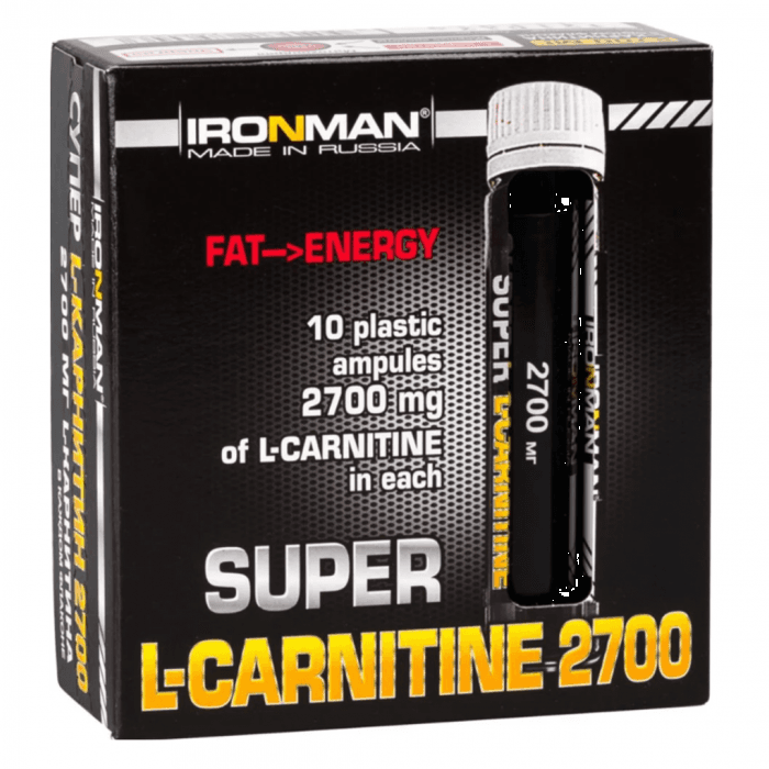 L-Карнитин Ironman Super L-carnitine 2700мг 1флак*25мл