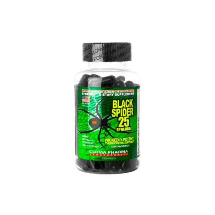 Жиросжигатель Cloma Pharma Black Spider 25 100 капсул