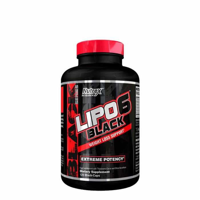 Жиросжигатель Lipo 6 Black INTL 120 капсул