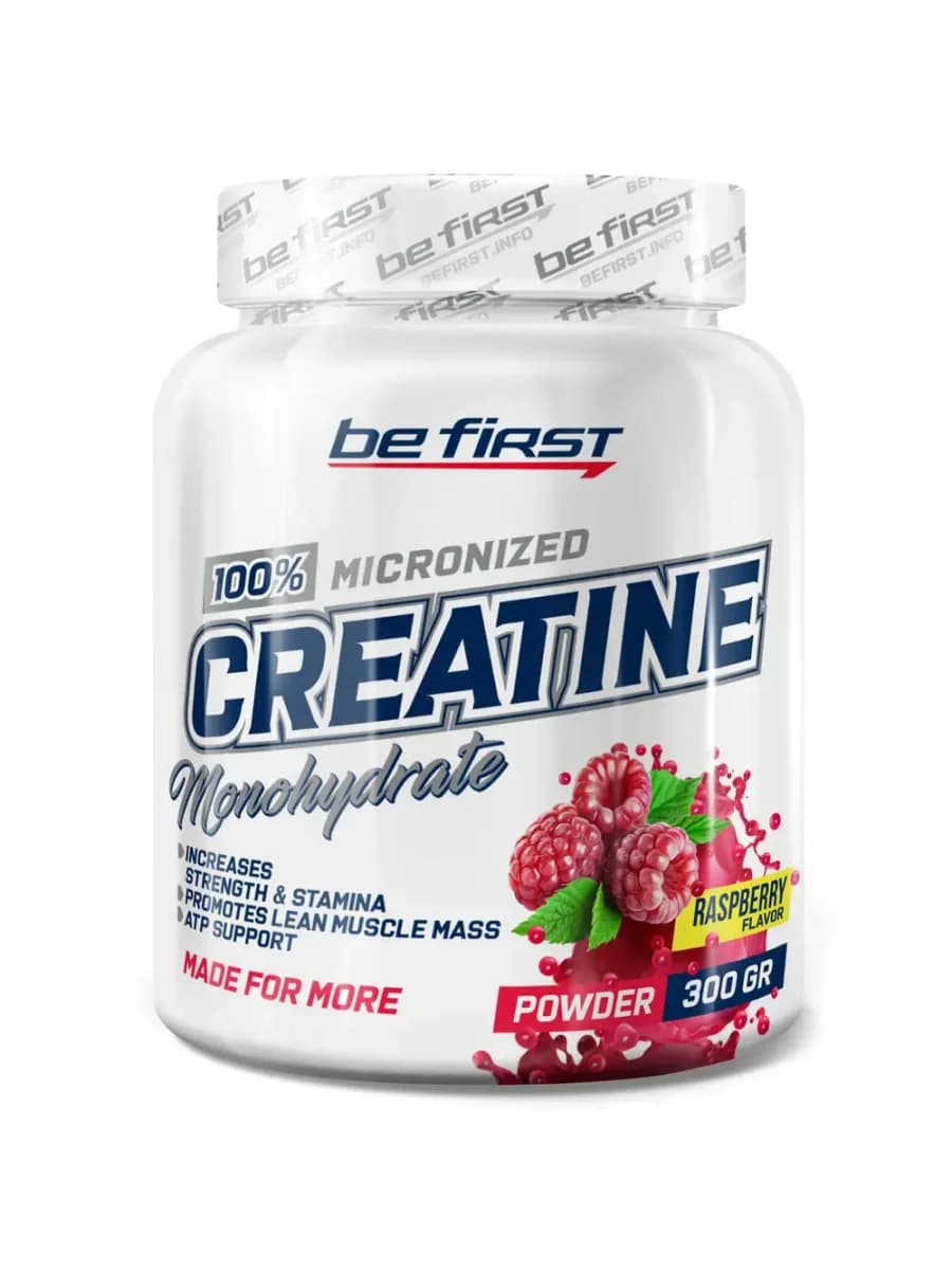 Креатин Be First Creatine Micronized Powder 300 гр много вкусов