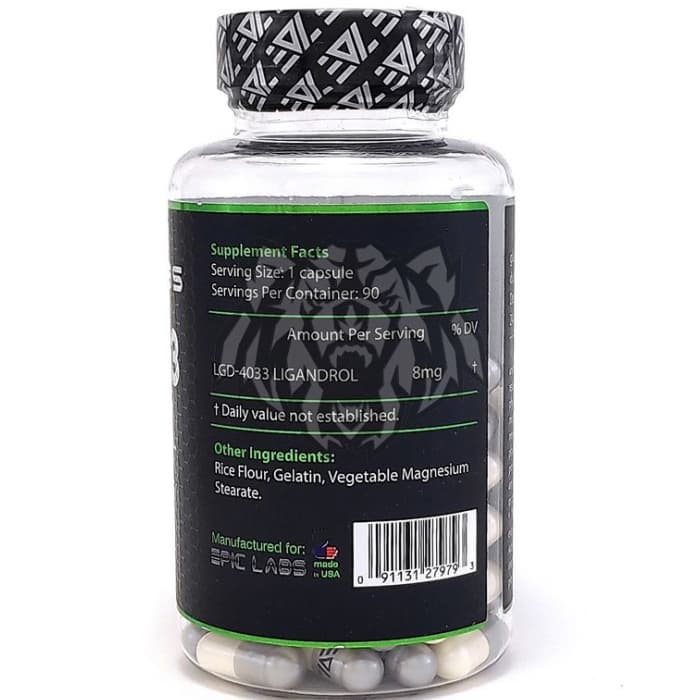 Анаболический комплекс Epic Labs LGD-4033 Ligandrol 8 mg, 60 таблеток