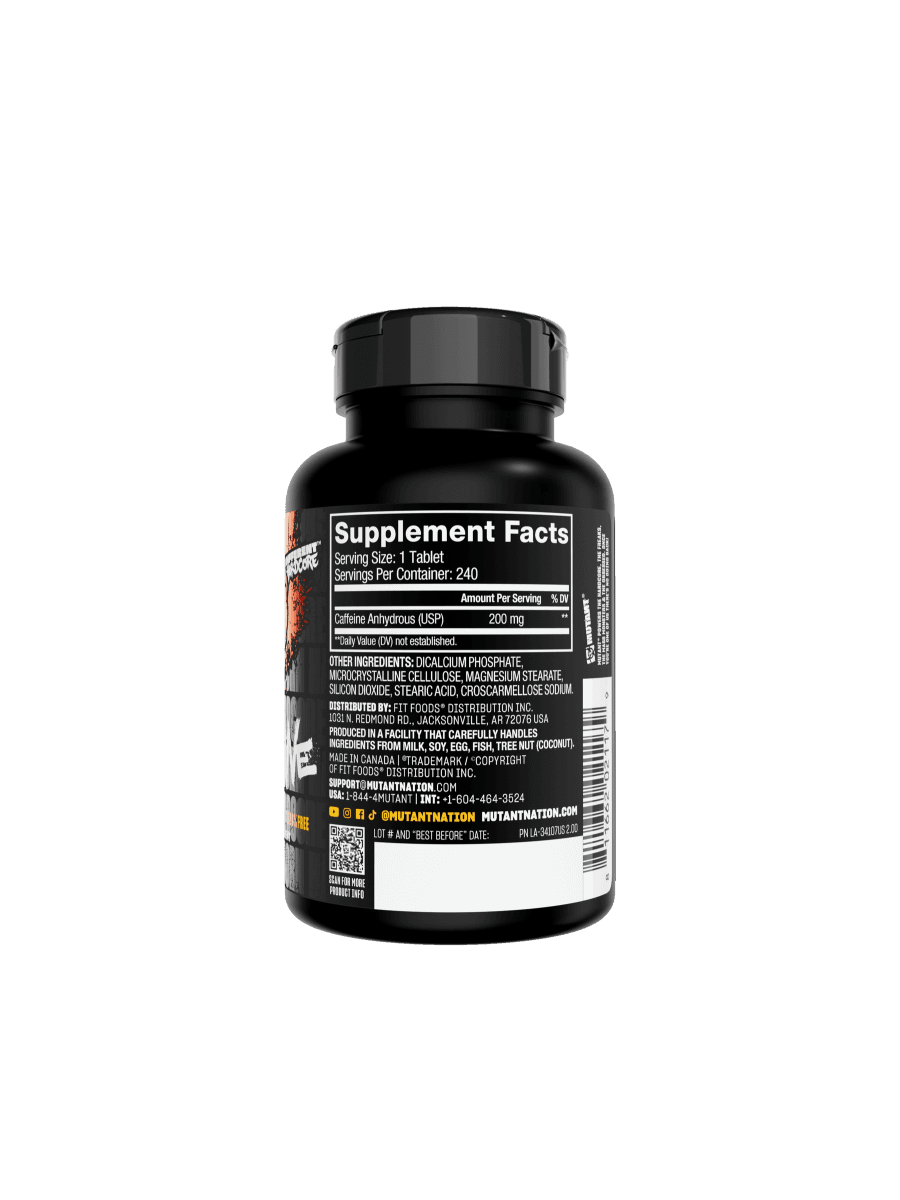 Предтренировочный комплекс Mutant Core Series Caffeine 240 таблеток