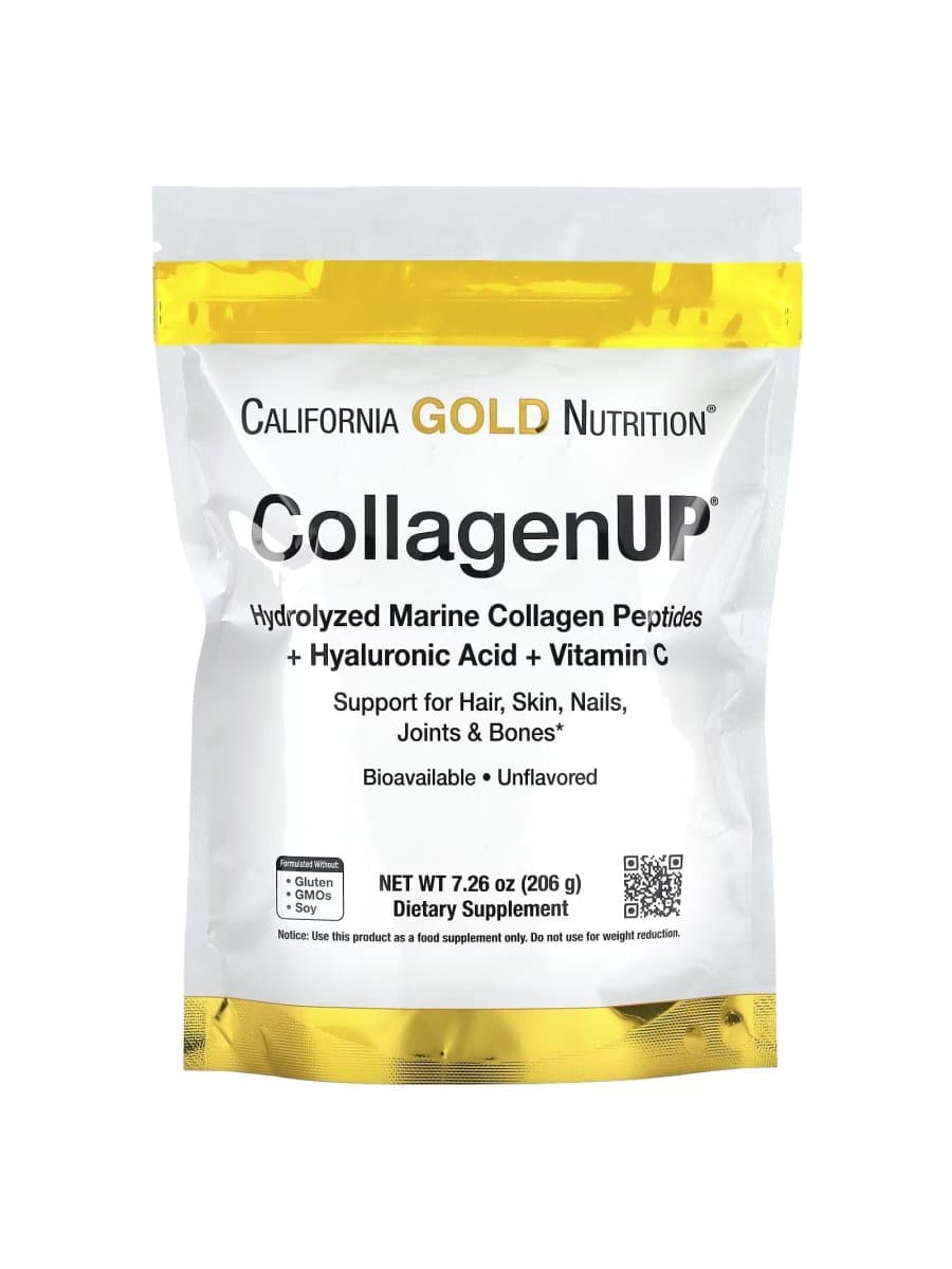Препарат для суставов California Gold Nutrition коллагены + витамин С 206 гр