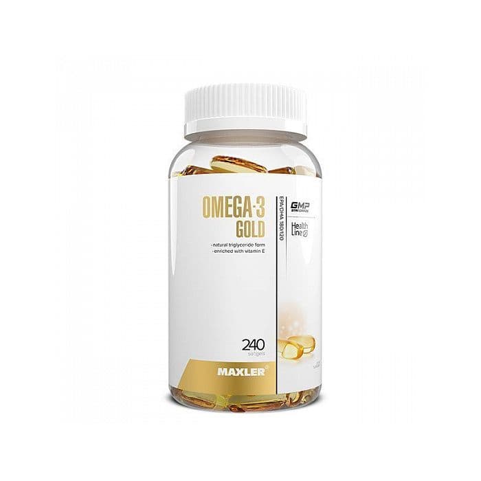 Омега кислоты Maxler Omega-3 Gold 240 капсул