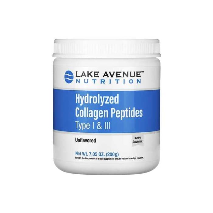 Препарат для суставов Lake Avenue Nutrition пептиды гидролизованного коллагена типов I и III типа 200 гр