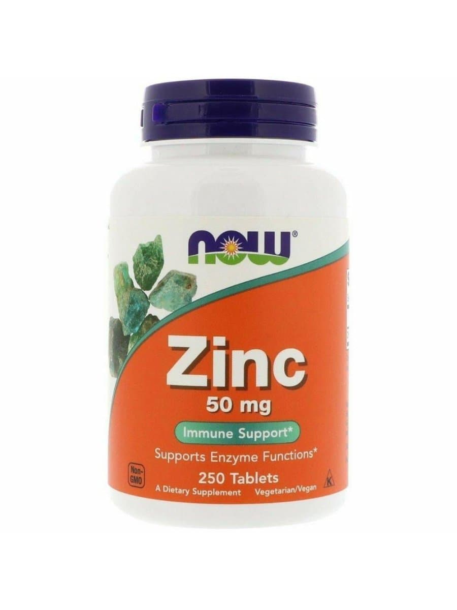 Витаминный комплекс Now Zinc Gluconate 50 mg 250 таблеток