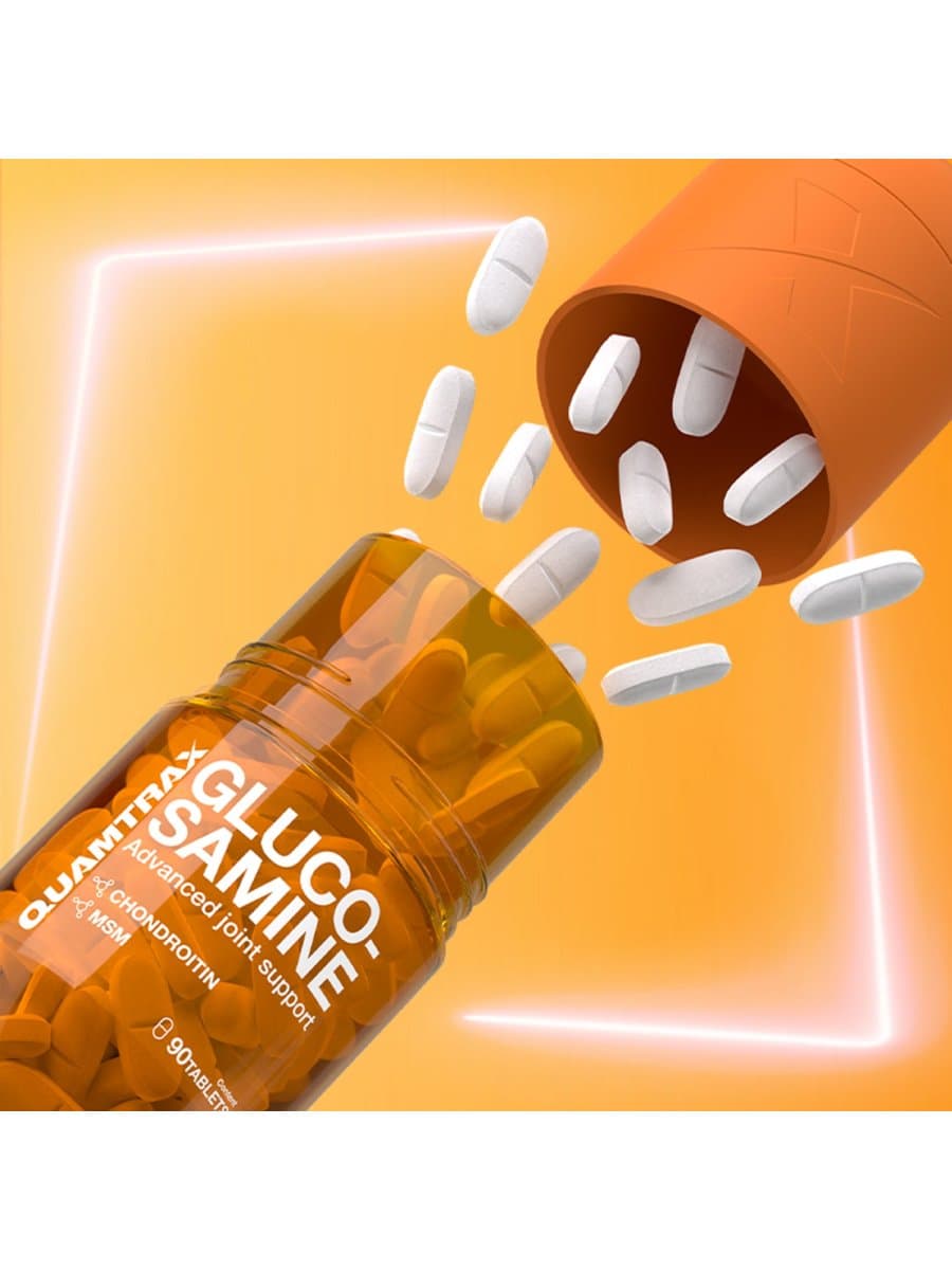 Препарат для суставов Quamtrax Nutrition Glucosamine Condroitin MSM 90 кап