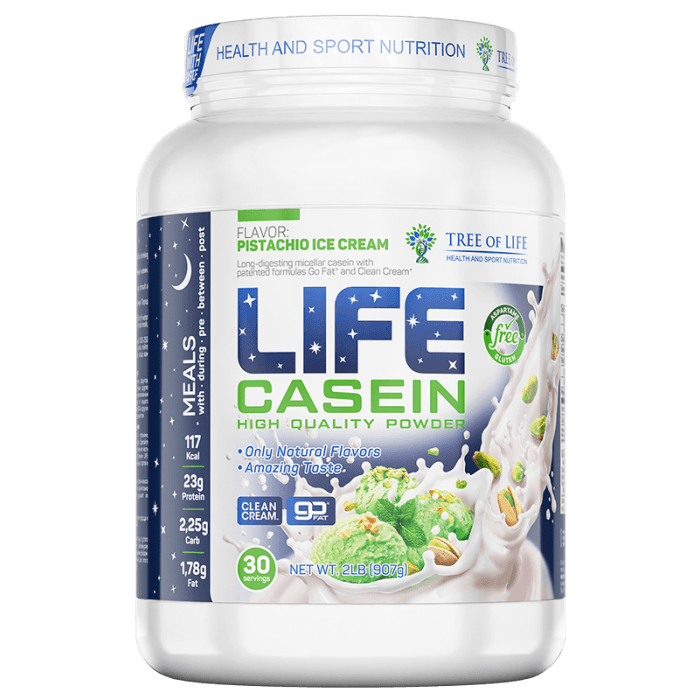 Протеин Life Casein Tree of life 908 г много вкусов