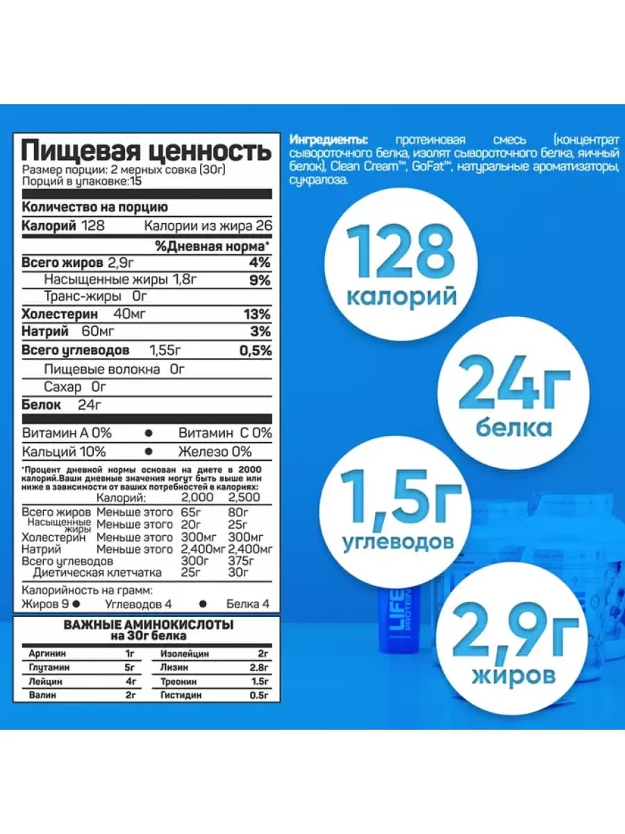 Протеин Life Protein Tree of life 1800 г много вкусов