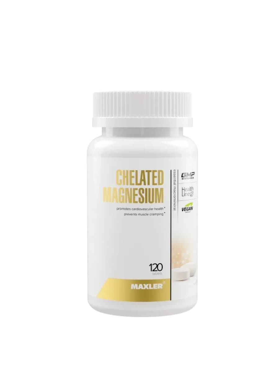 Витаминный комплекс Maxler Chelated Magnesium 120 таблеток