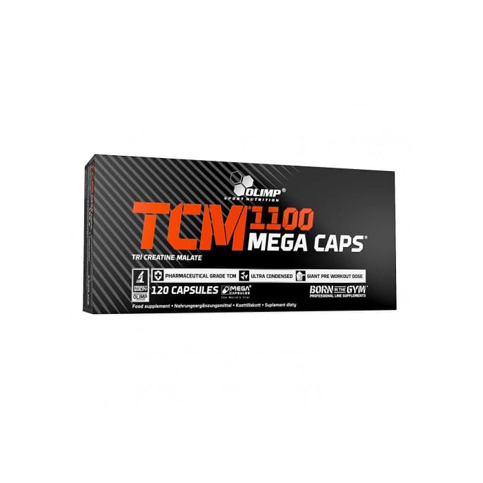 Креатин Olimp TCM Mega Caps на основе трикреатин малата 120 капсул
