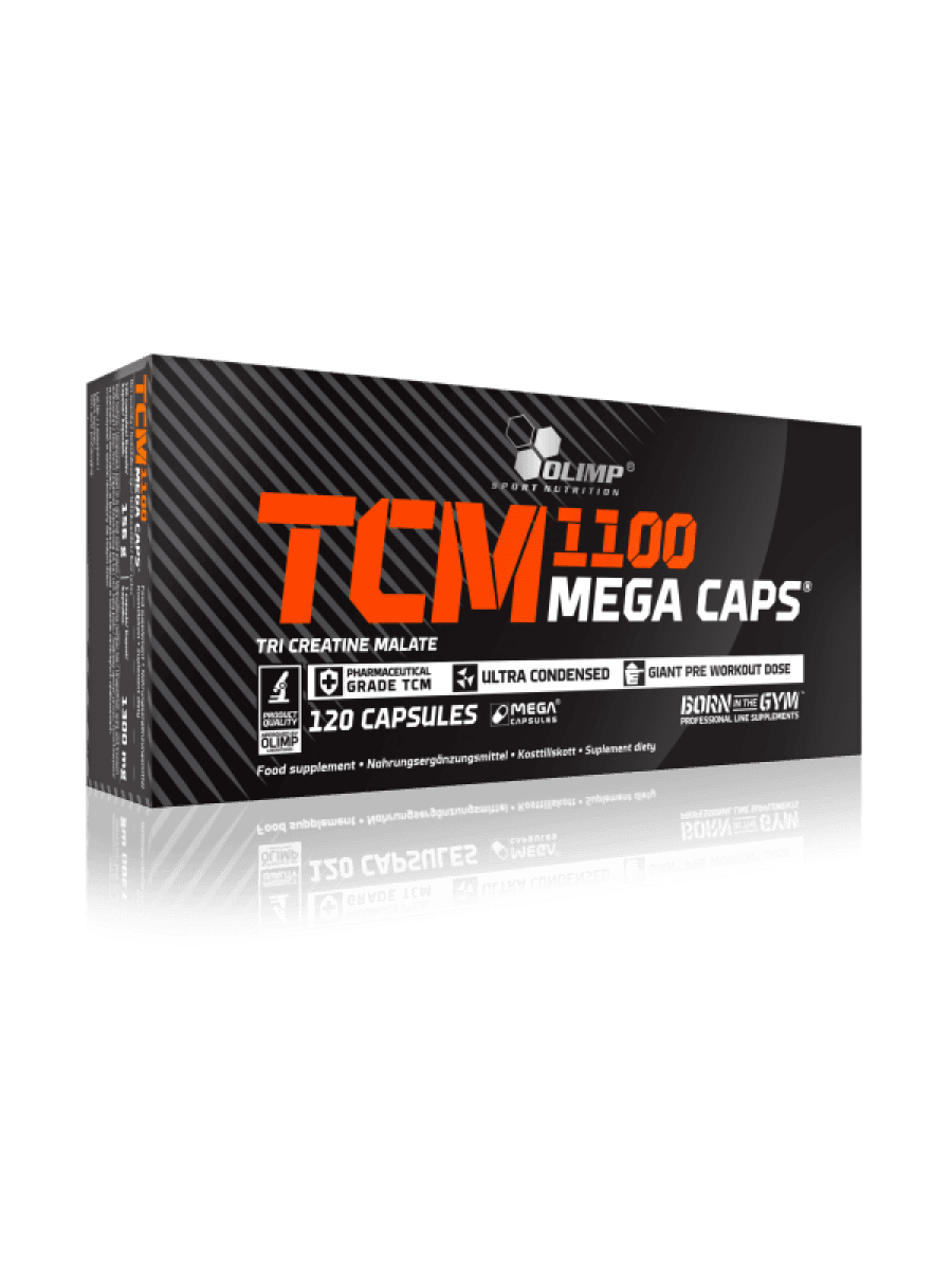 Креатин Olimp TCM Mega Caps на основе трикреатин малата 120 капсул