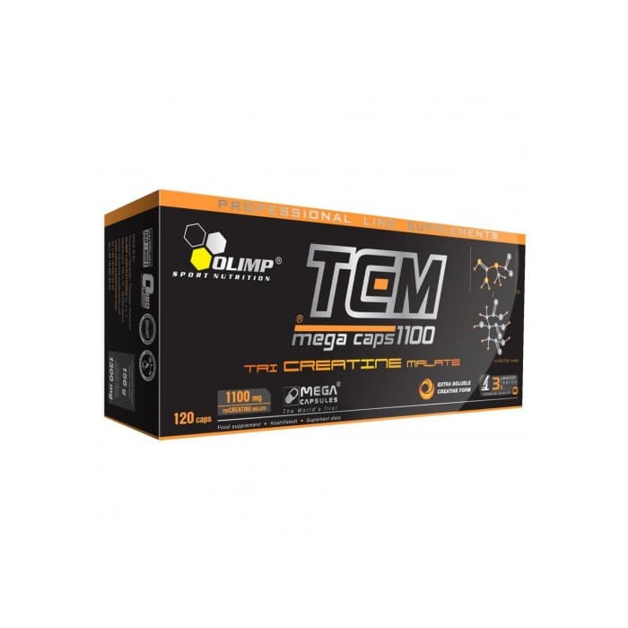 Креатин Olimp TCM Mega Caps на основе трикреатин малата 120 капсул