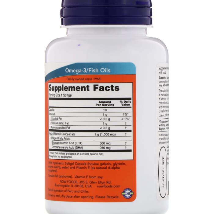 Омега кислоты Now Ultra Omega 3-D 90 капсул