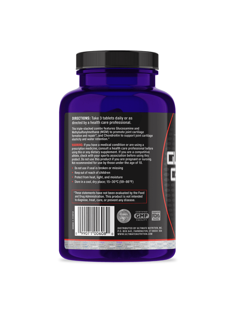 Препарат для суставов Ultimate Nutrition Glucosamine Chondroitin & MSM 90 таблеток