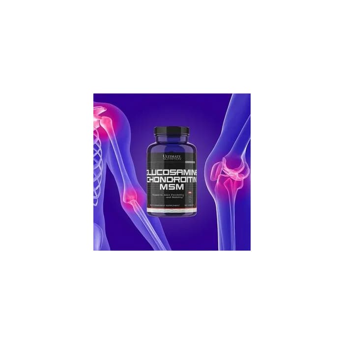 Препарат для суставов Ultimate Nutrition Glucosamine Chondroitin & MSM 90 таблеток
