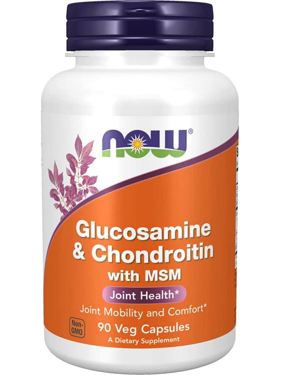 Препарат для суставов Now Glucosamine-Chondroitin-MSM 90 капсул