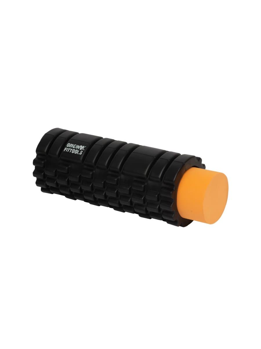 Цилиндр массажный Original FitTools 33 x 14 см черный двойной