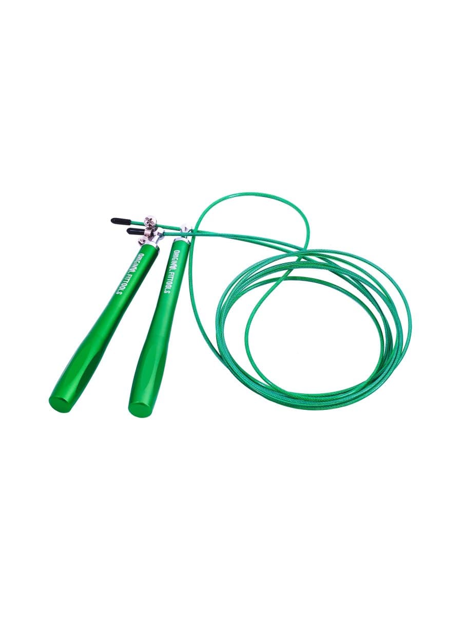 Скакалка Original FitTools тренировочная профессиональная с алюминиевыми рукоятками