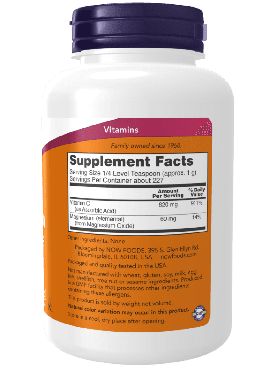 Витаминный комплекс Now Magnesium Ascorbate 227 гр.