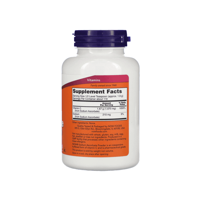 Витаминный комплекс Now Magnesium Ascorbate 227 гр.