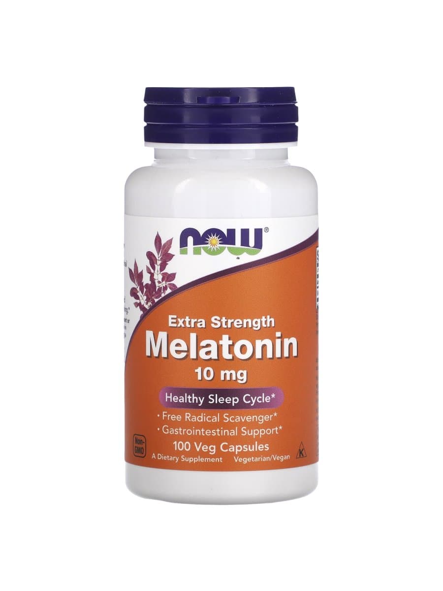 Мелатонин Now Melatonin 10 мг 100 капсул