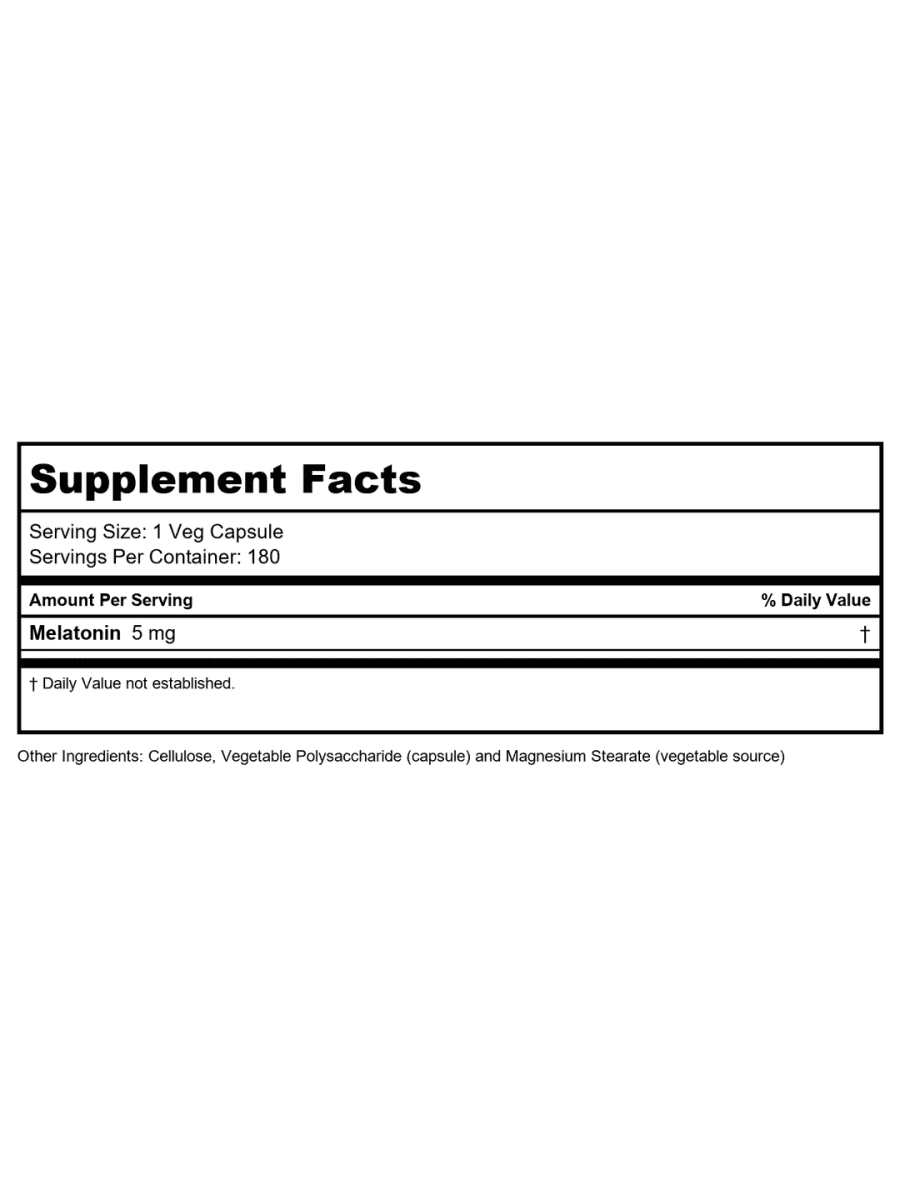 Мелатонин Now Melatonin 5 mg 180 капсул