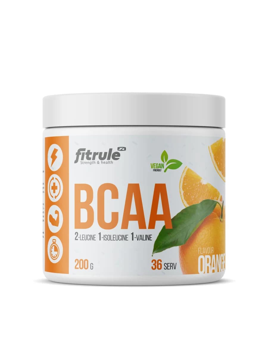 Аминокислоты Fitrule BCAA Powder 200g много вкусов